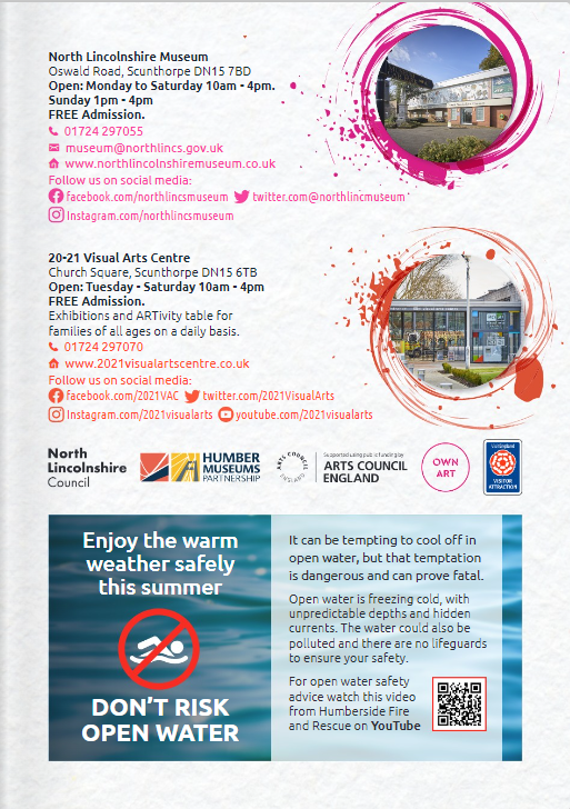 Schools Out - North Lincolnshire Leaflet