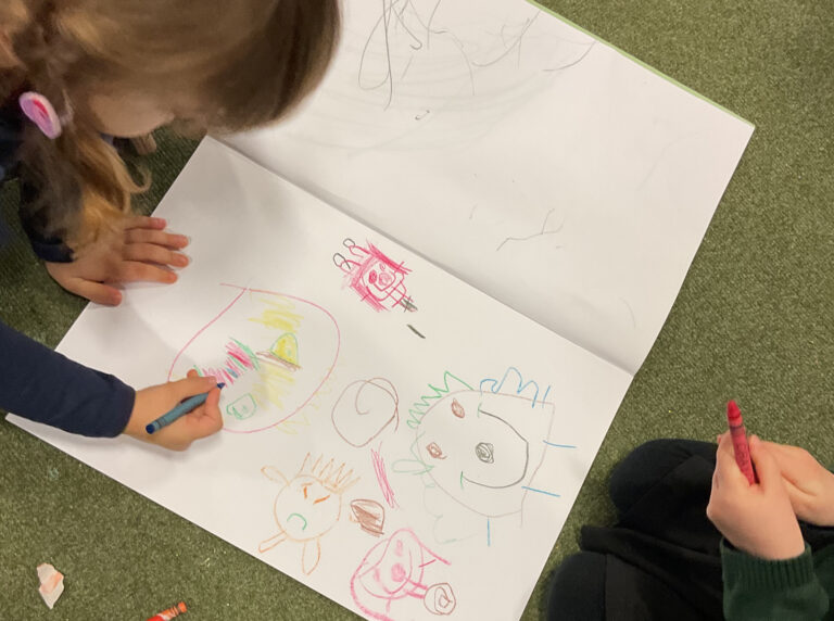 EYFS Designing our own colour monsters