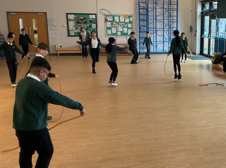 Fitness skipping lesson