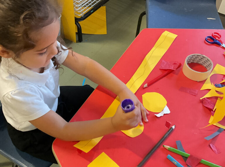 EYFS Making headbands for children in need